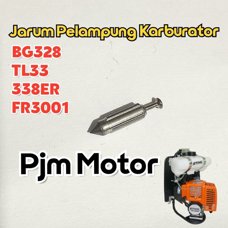 328 Jarum Pelampung Carburator Jarum gas carburator mesin potong rumput 2 tak FR3001 Fr3000 318 338