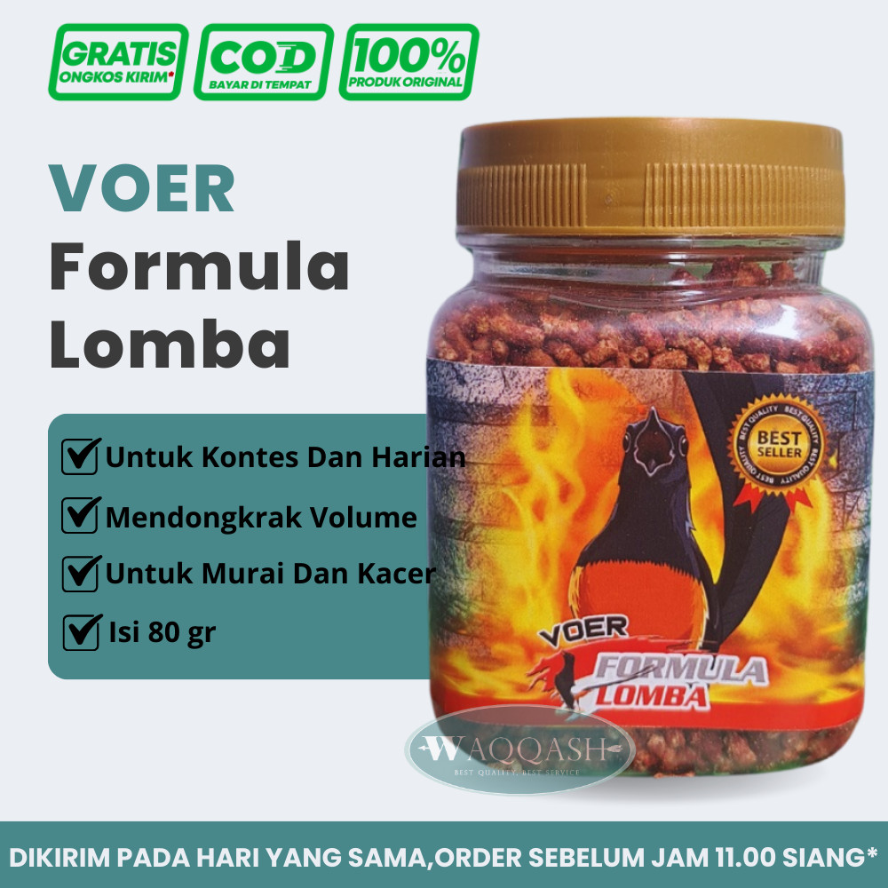VOER FORMULA LOMBA GACOR KONSLET Pakan Burung Makanan Burung Murai dan Kacer