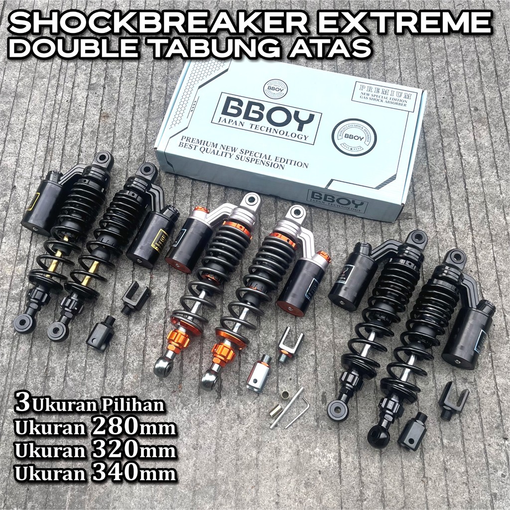SHOCK BREAKER KTC ORIGINAL MERK BBOY TABUNG ATAS VARIAN CLICK VARIASI / DOUBLE CLICK SAMPING BISA UN