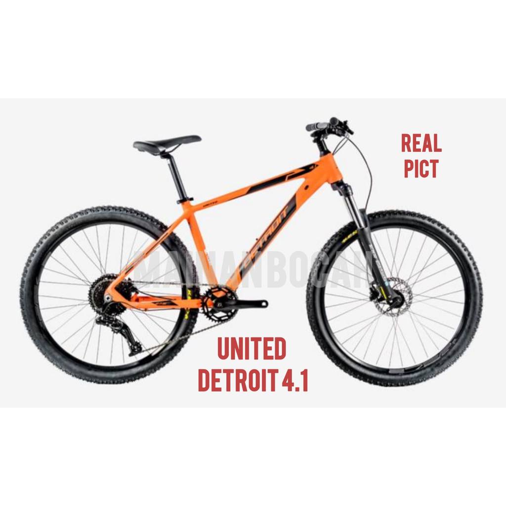 SEPEDA GUNUNG MTB UNITED DETROIT 4.1 SEPEDA GUNUNG DETROIT 4.1 BY UNITED TERBARU