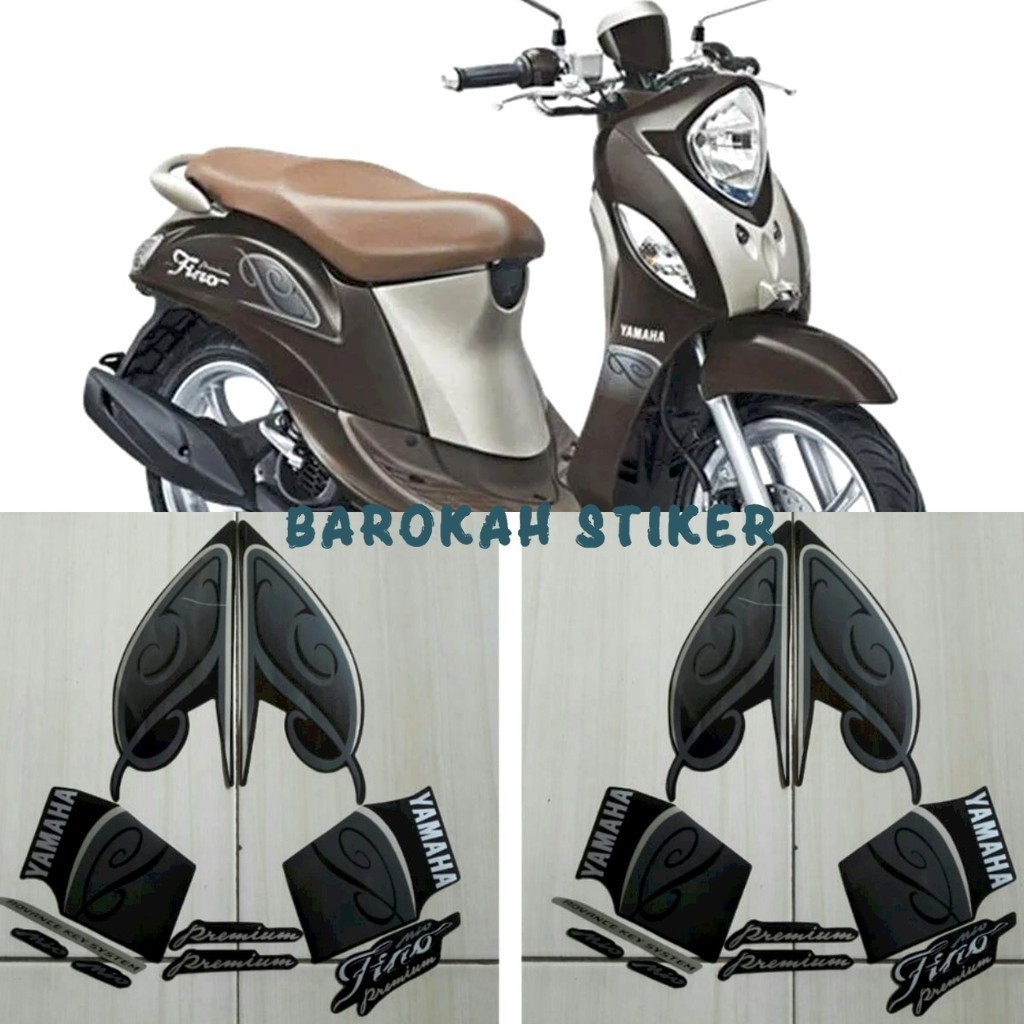 STRIPING STICKER LIST MOTOR YAMAHA FINO 125 2018 FULL BODY