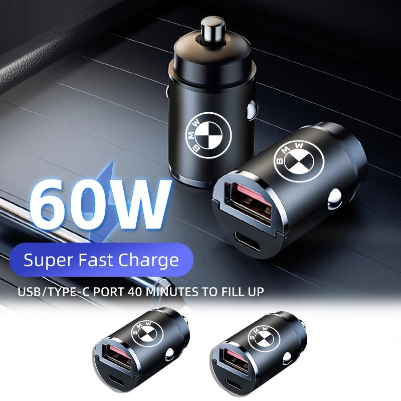 Car arger USB Type-C Fast arging Power Adapter For BMW i8 Z4 Z8 X3M X4M G82 G80 F80 F87 G30 G20 G32 