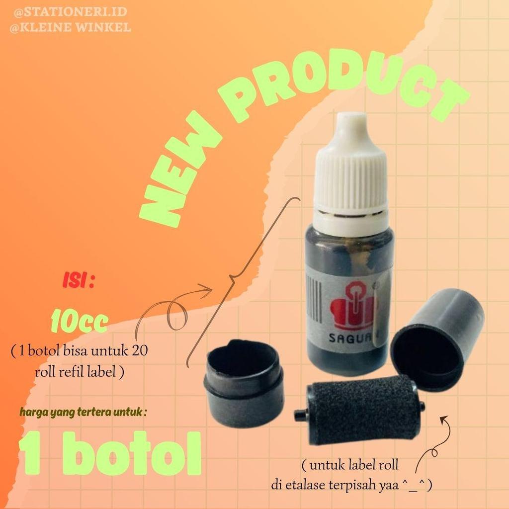 Tinta LABEL CAIR Isi Ulang Label Ink Roller I Tinta Label Cair [ 1 BOTOL ]