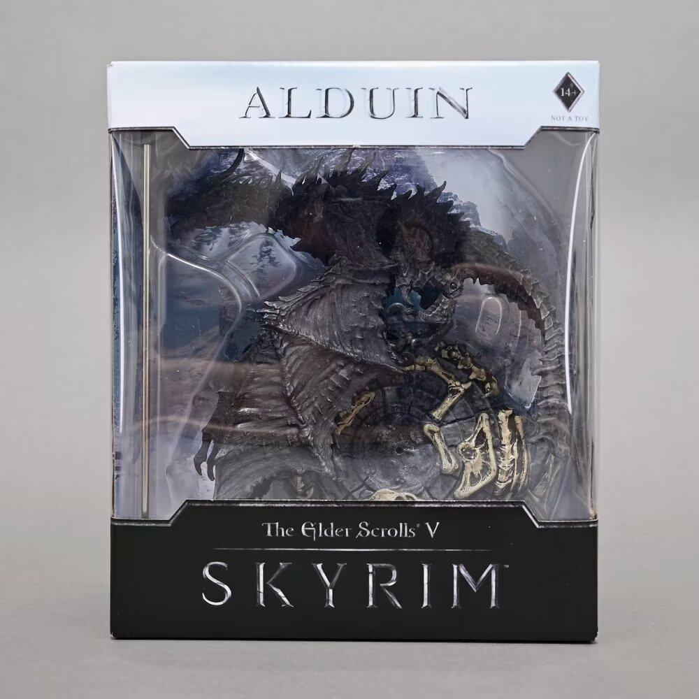 Elder Scrolls V Skyrim Alduin Deluxe Action Figure Box Set dragon Figure