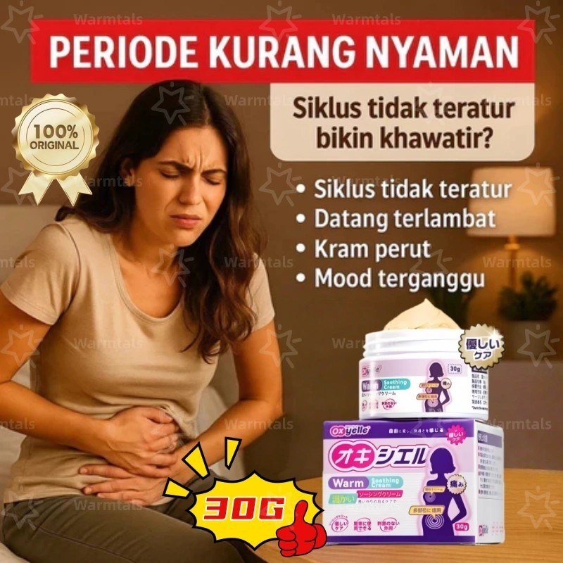 Oxyelle Gel Herbal Hangat Perawatan 30gr Wanita Nyaman Setiap Bulan Wanita Hangat & Nyaman Saat Haid