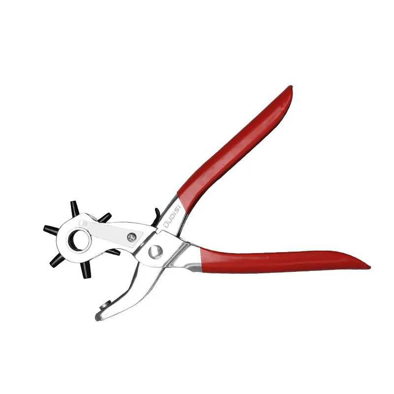 Multi-function Punch Pliers Round Hole Oval Hole DIY Tool Watchband Strap Household Leathercraft Lea