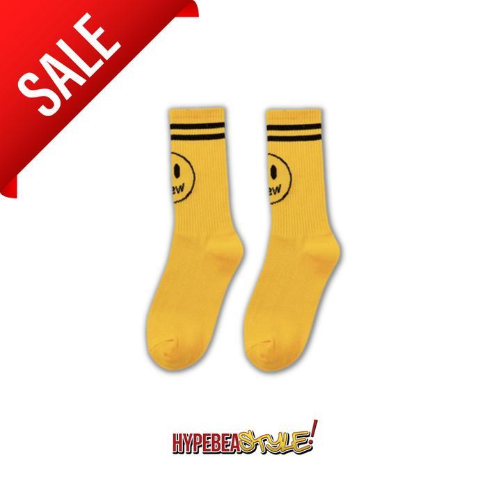 Best Seller KAOS KAKI DREW HOUSE CLASSIC CREW SOCK STRIPE ORIGINAL - YELLOW
