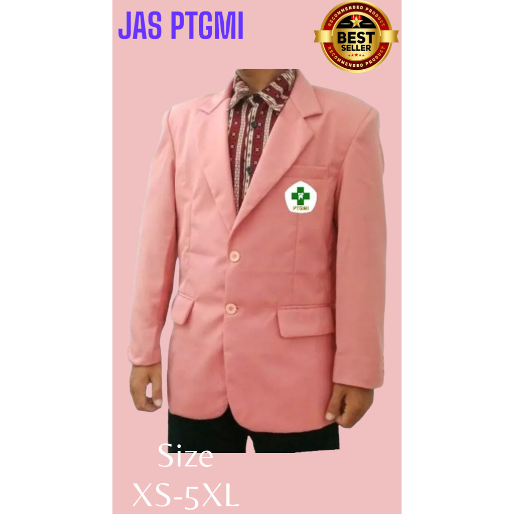 JAS BLAZER PTGMI PRIA DAN WANITA SUDAH BERIKUT LOGO