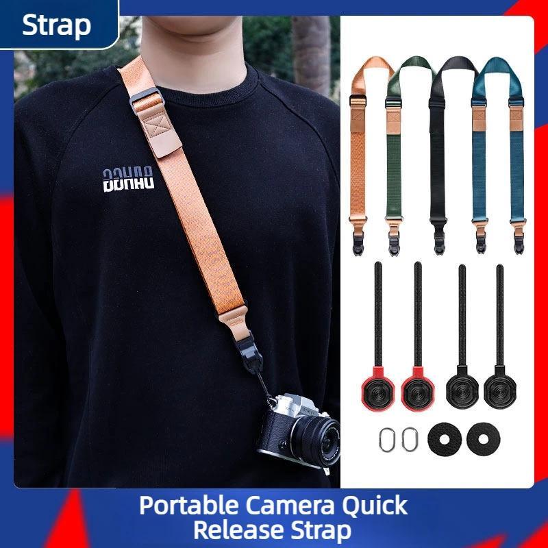 Quick Release Camera Shoulder Strap, Comfort Breathable Belt for Canon Sony Fuji XT4 XT5 X100V X100V
