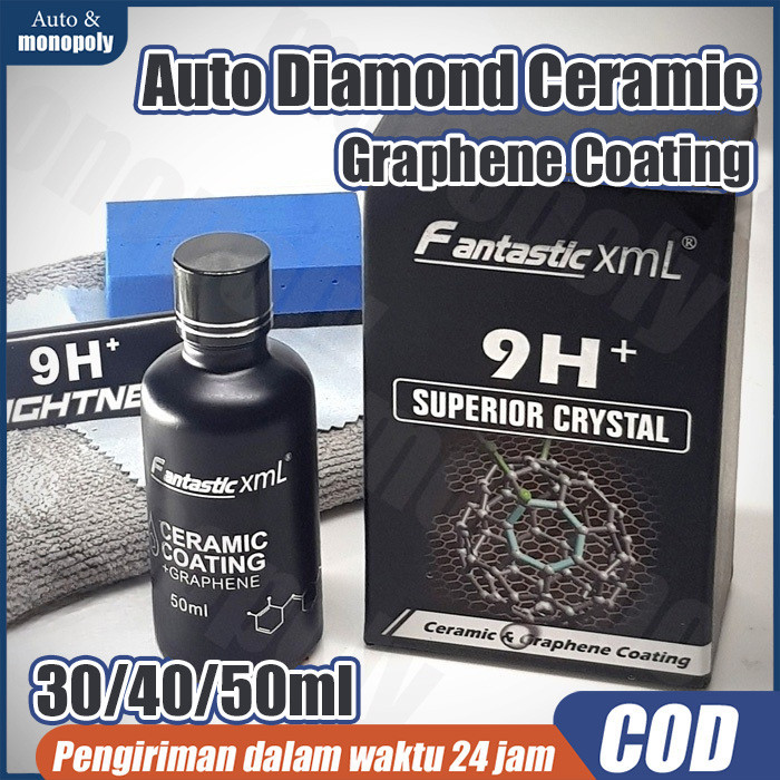 Prima|| Auto Diamond Ceramic Graphene Coating /30-50ml - 9H+ /Ceramic Coating Mobil Crystal Fantasti