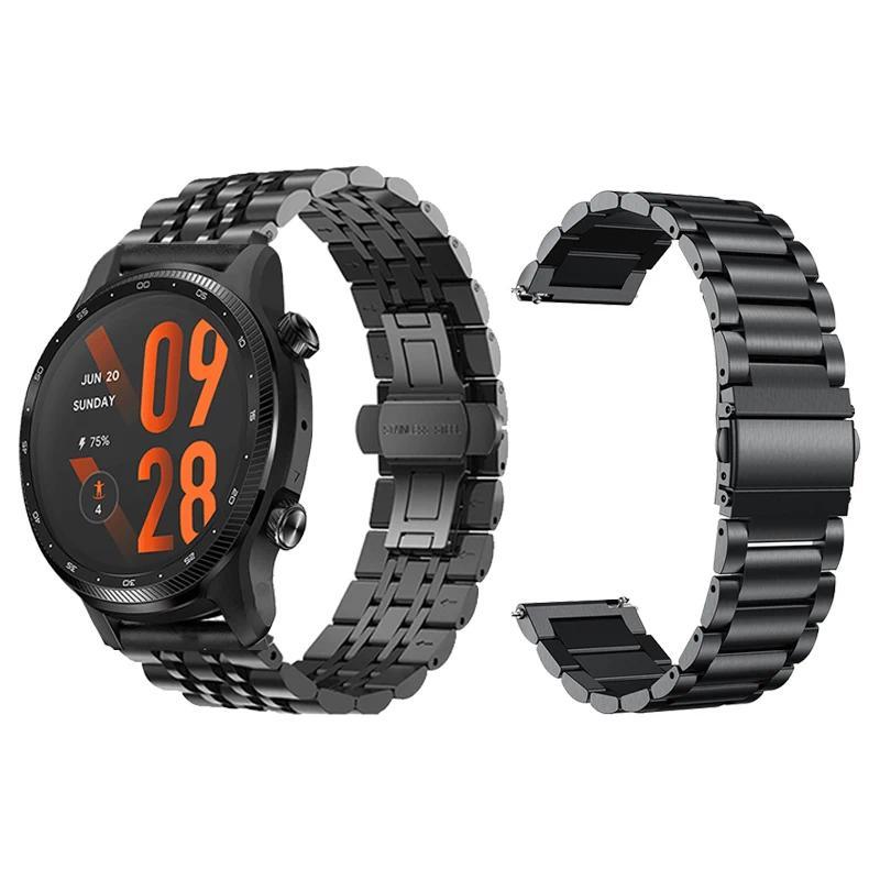 Metal Stainless Steel Strap For TicWatch Pro 3 Ultra GPS Smart Watch Band For TicWatch E3/GTX Watchb