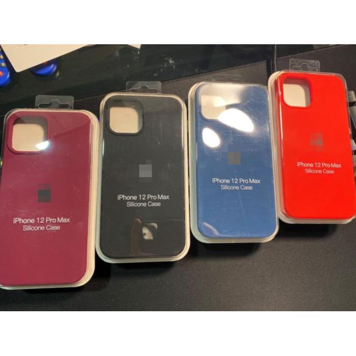 Silicone Case iPhone 12 Pro Case iPhone 12 Pro Max iPhone 12 Mini - Hitam, iP 12 Pro Max