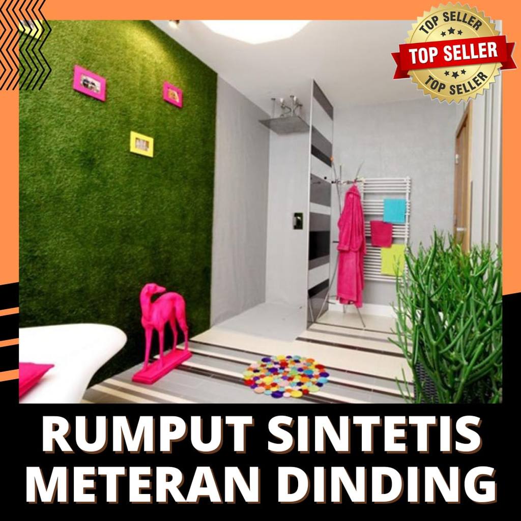 terlaris Rumput Sintetis Meteran Untuk Dinding, Rumput Sintetis 10mm, Karpet Rumput Sintetis 100x100