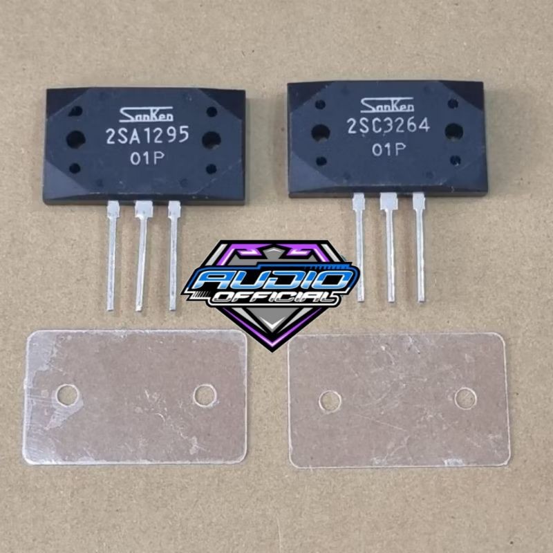 Transistor Final SANKEN Super 2SA 1295 - 2SC 3264 / 2SA1295 2SC3264 Lot 01P ORIGINAL JAPAN (bonus is