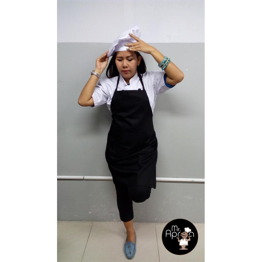 terkini  Apron / Celemek Masak (Hitam) baik