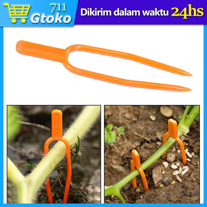 Klip Penjepit Batang Tanaman Rambat Merambat 100 Pcs - Klip Penjepit Tanaman Merambat