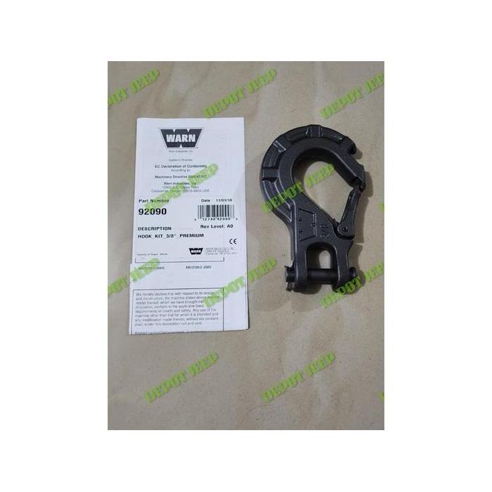 READY WARN EPIC STEEL WINCH HOOK 12000 LBS/6 TON