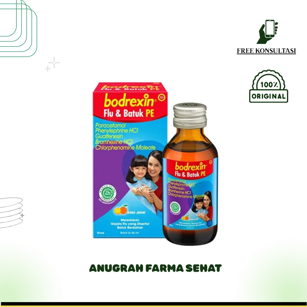 BODREXIN FLU & BATUK PE SIRUP 56 ML