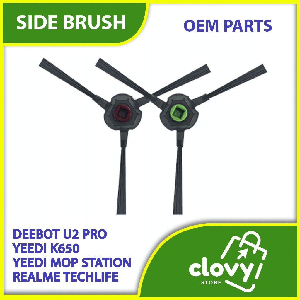 Side Brush for Ecovacs DEEBOT U2 PRO, Yeedi K650, Yeedi Mop Station, Realme TechLife Robot Vacuum Ac