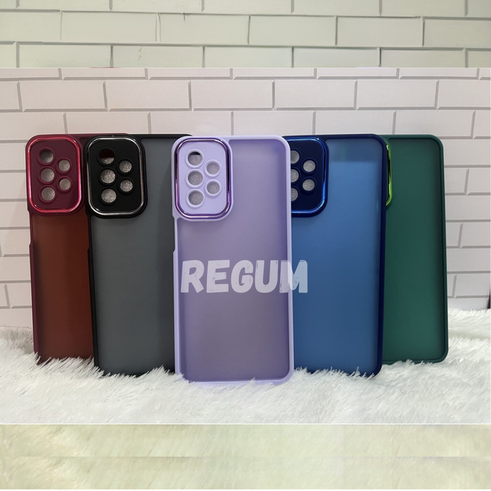 Hard Case Samsung A32 4G, A32 5G Frosted Semi Transparant Silikon