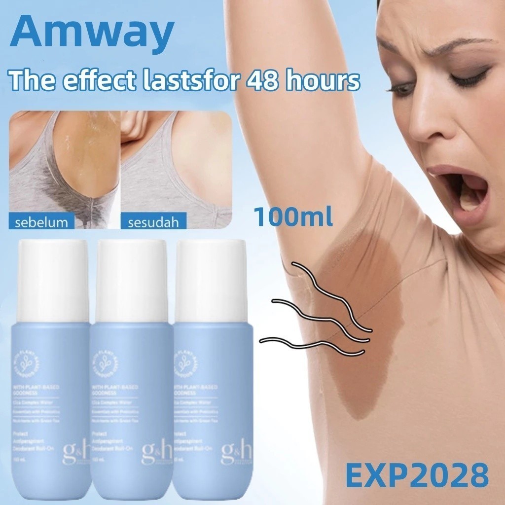 [ORI & Beli 2 gratis 1] Amway G&H Protect Deodorant Antiperspirant Roll On 100ml/ Anti Perspirant Ro