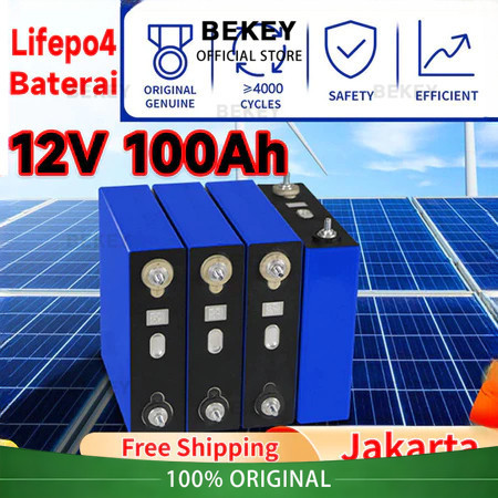 100% Baterai Baru 2025 CATL/BYD Battery Lifepo4 12v 120ah/100AH Battery Lifepo4 12v 120ah 100ah Plus