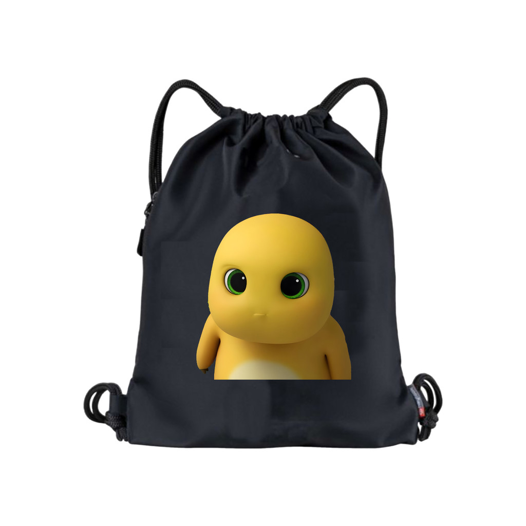 Tas Serut - Dino Kuning - Kartun Nailong - Tas Pria & Wanita