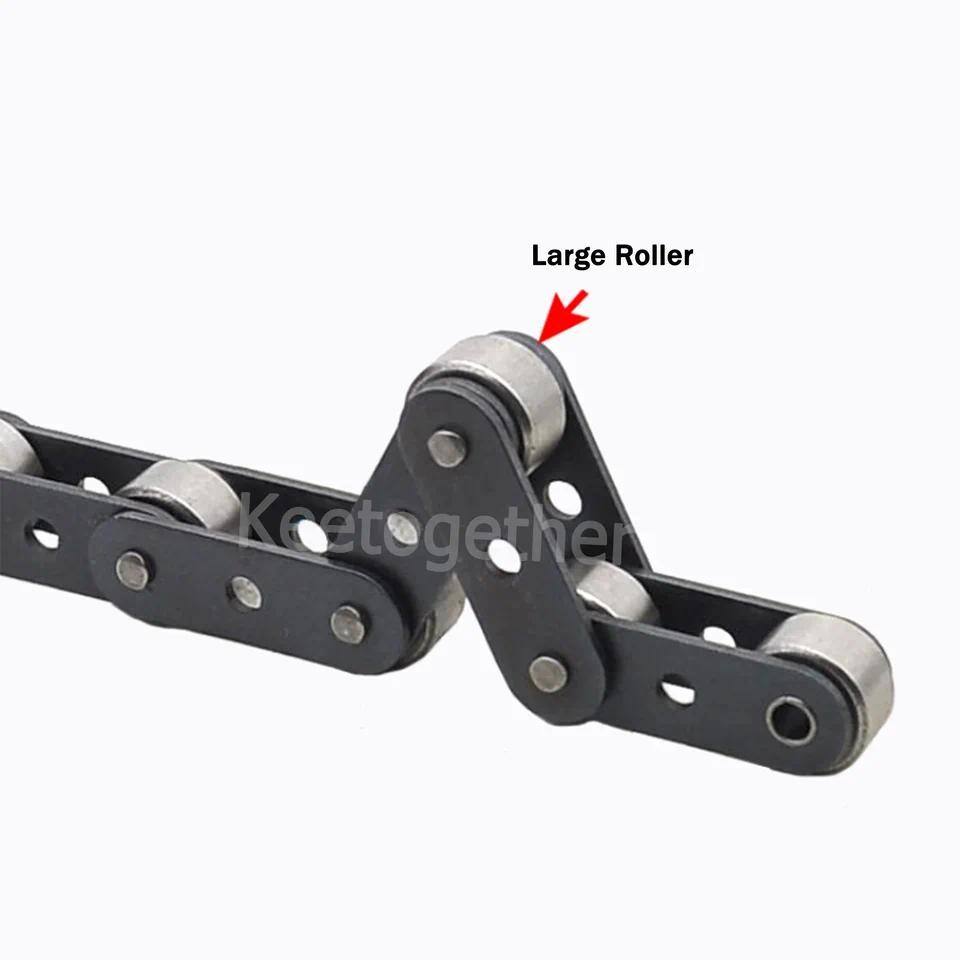 Conveyor Double Pitch Roller Chain C2040C2042C2050C2060 Straight Plate Meum Hole Conveyor Chain 1524