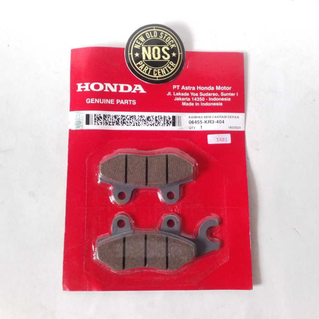 DISC PAD DISCPAD KAMPAS REM CAKRAM DEPAN HONDA SUPRA X 125 SUPRA FIT KHARISMA KARISMA TIGER 2000 199