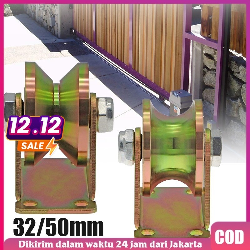 Roda Pagar Besi Roda Gerbang Pagar Roda Rel Pintu Sliding Roda Pagar Dorong Roda Rel Pintu Geser