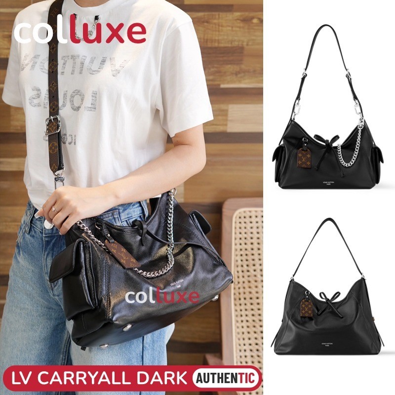 Louis Vuitton LV Tas Model CarryAll Cargo PM Tas Model CarryAll Dark MM Tote Bag