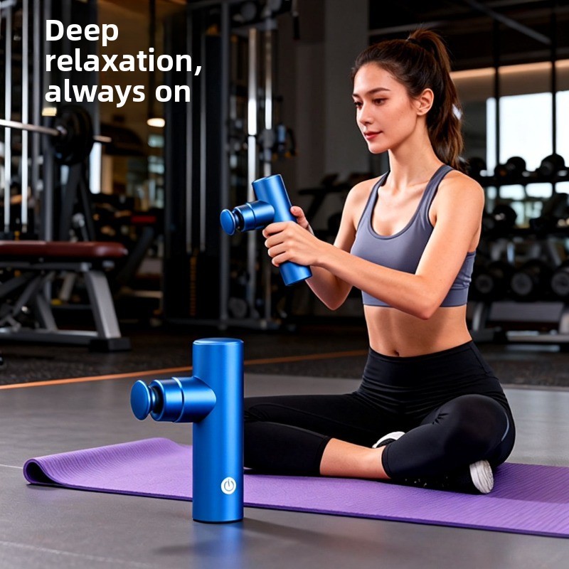 Massage Gun Mini Fascia Gun Charging Brushless Motor Aluminum Alloy Mini Fascia Gun Massage Fascia