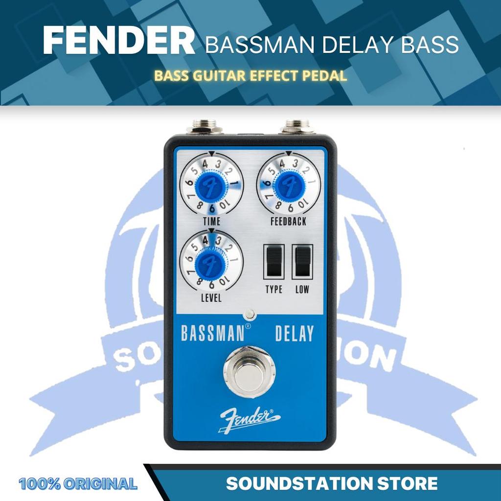 Fender Bassman Delay Bass Guitar Effects Pedal - Efek Pedal Gitar Bass