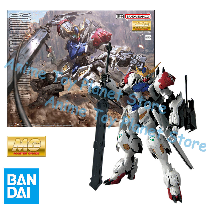 In Stock Bandai Original MODELKIT MG 1/100 Gundam Barbatos Lupus Model Kit Anime Action Fighter Asse