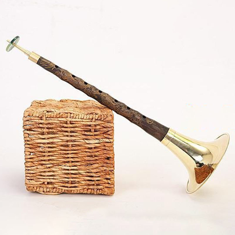 Professional Ebony Suona Chinese Trational Blow Suona Beginners Adult Practice Horn Loudly Folk Wind