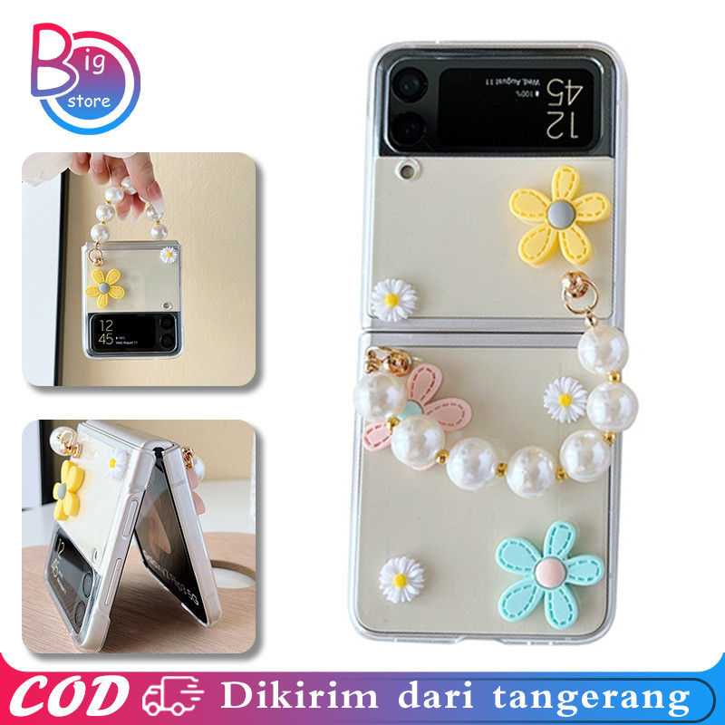 Case Z Flip 4 Fashion Flower Mobile Phone Case Samsung Galaxy Z Flip Drop Protection