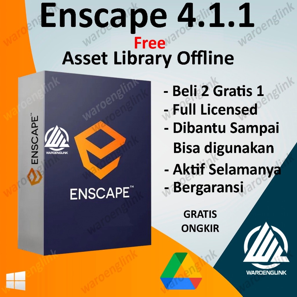 Enscape 3D v4.1.1 Full Version Windows + Asset Library Offline Lifetime Terbaru