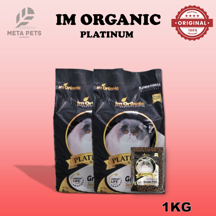 Im organic platinum 1KG makanan kucing im organic platinum