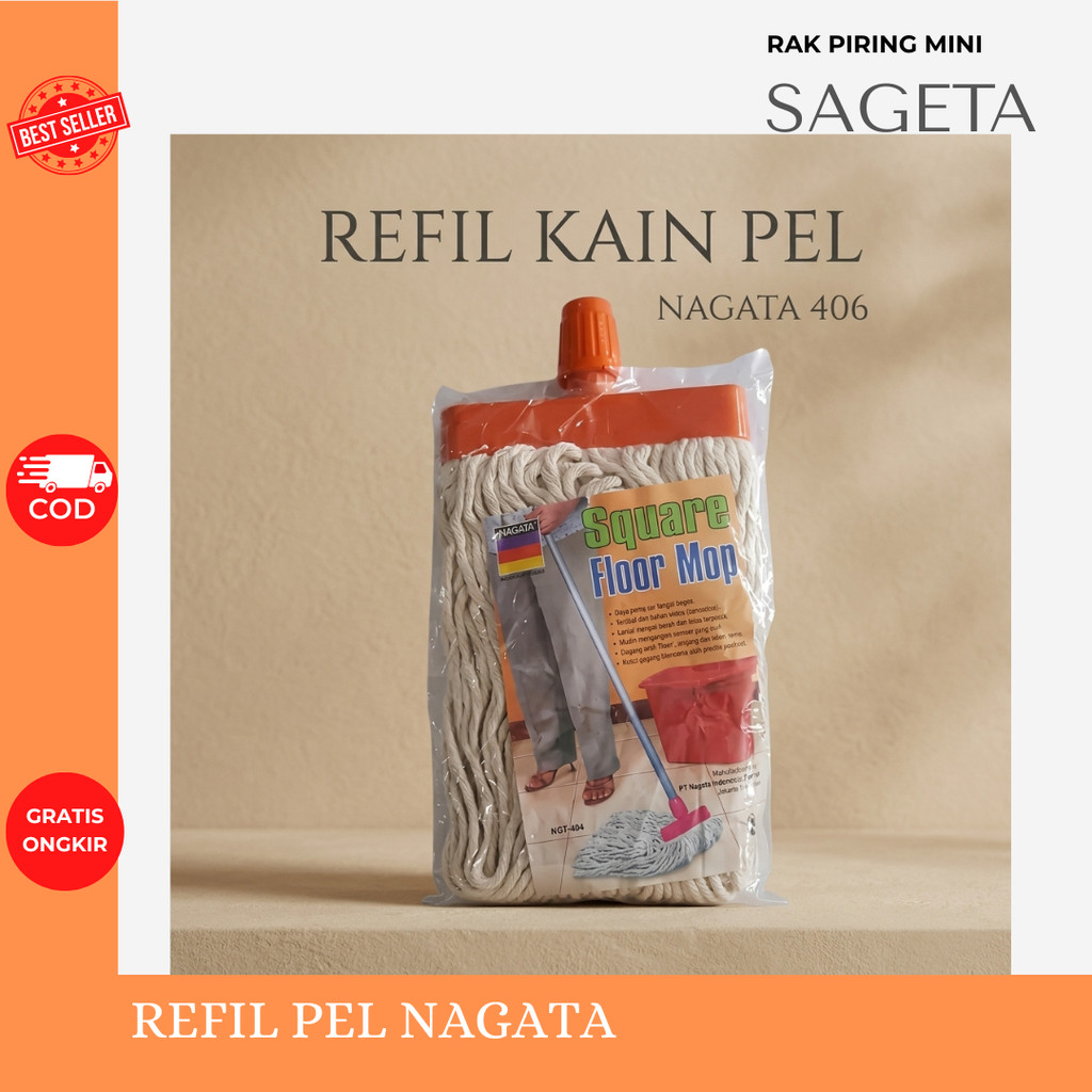REFIL KAIN PEL NAGATA 404  406 - SAMBUNGAN ANTI RONTOK - KAIN PEL NAGATA
