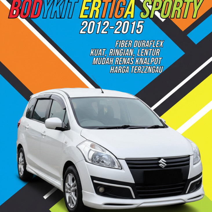 (Garansi) bodykit ertiga sporty bodykit suzuki ertiga 2013 2014 2015