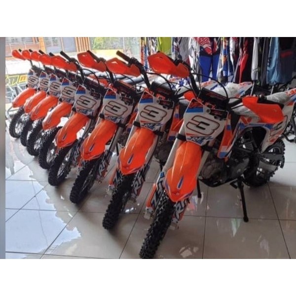 MOTOR MINI TRAIL RFZ 125CC 4TAX ELEKTRIK STATER. MINIMOTO ANAK GRASSTRACK KIDS ADVENTURE KTM HUSQVAR