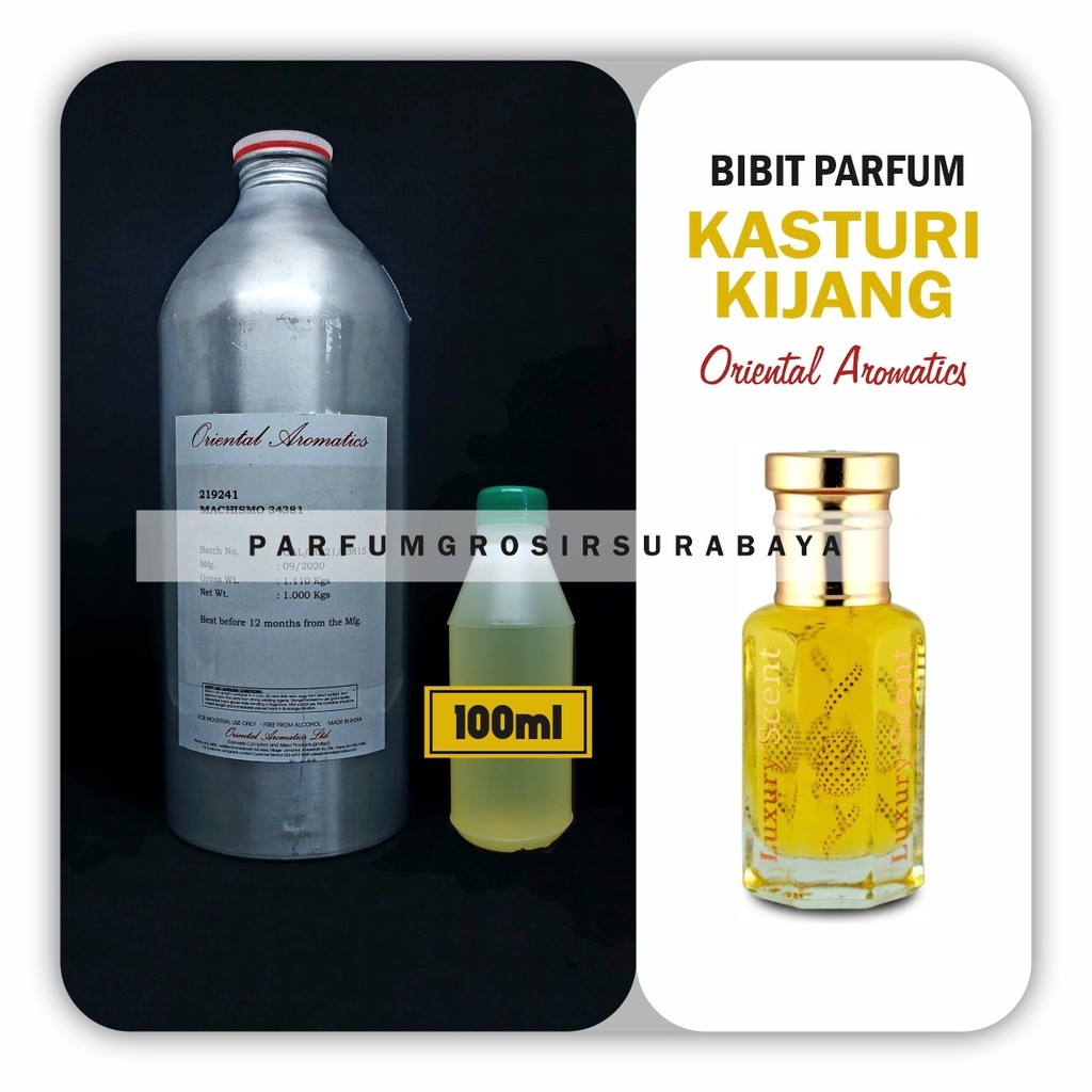 [PGJ] Bibit Parfum - Kasturi Kijang | Deer Musk Oil | Oriental Aromatics