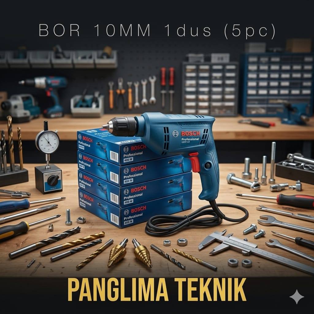 1BOX(5PCS) BOSCH Bor Listrik 10mm GBM 400 Original BOSCH Mesin Bor Drill