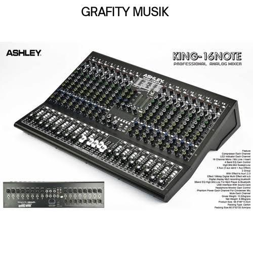 Mixer Ashley King 16 Note Mixer Ashley 16 Channel King 16 Note Original
