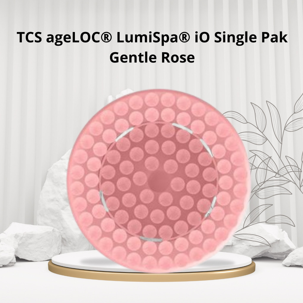 Nu Skin TCS ageLOC LumiSpa iO Head Single Pack Gentle Rose - Replacement Kepala Original
