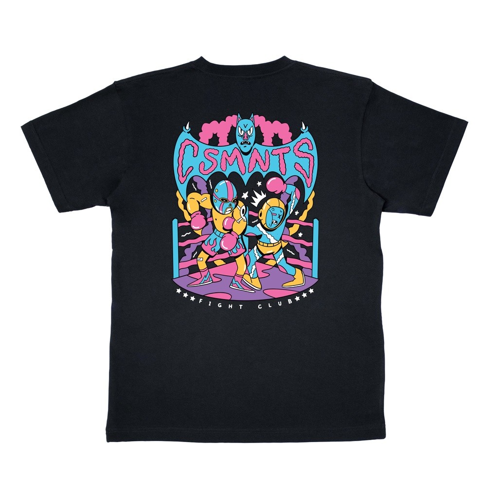 Cosmonauts Robot Fight Club T-Shirt