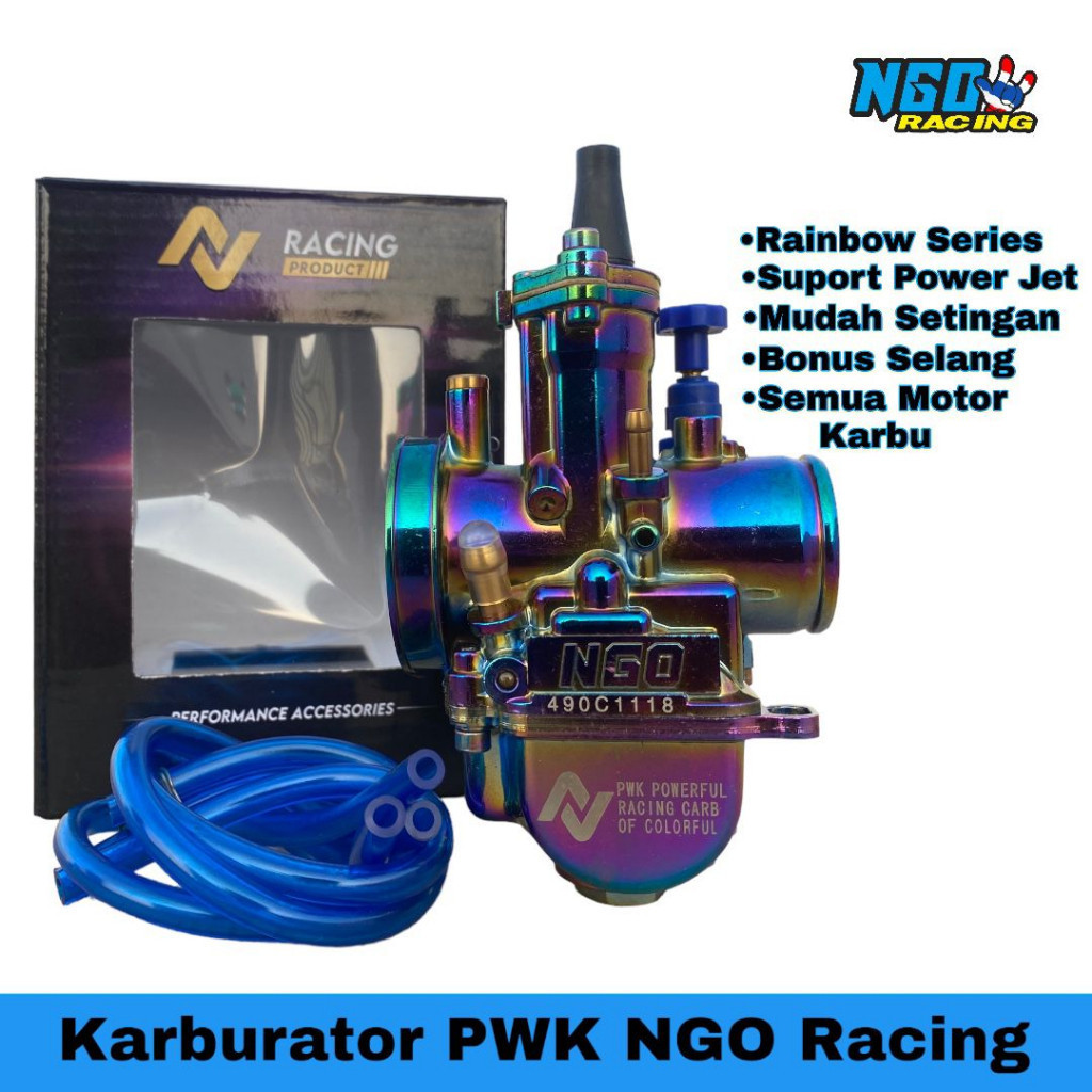 promoo... NGO KARBURATOR PWK KOTAK 28 30 32 34  RAINBOW PELANGI FREE SELANG SETTINGAN MUDAH THAILAND