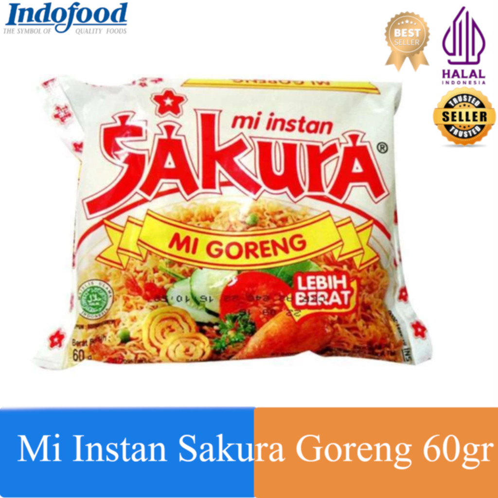 #INDOFOOD MIE INSTAN SAKURA 60gr #Grosir
