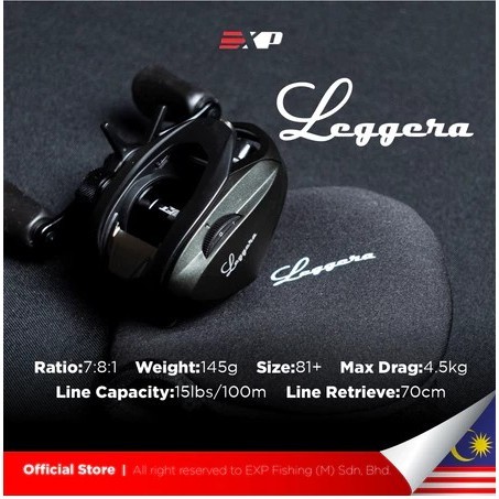 EXP LEGGERA REEL bc baitcasting SW NMB Bearing Casting Left/Right Hand Fishing reel max drag 4.5 kg
