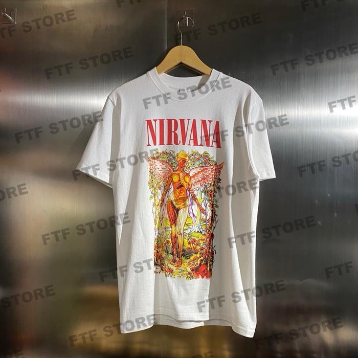 (COD) NIRVANA - IN UTERO WOLRD TOUR TSHIRT WHITE - M